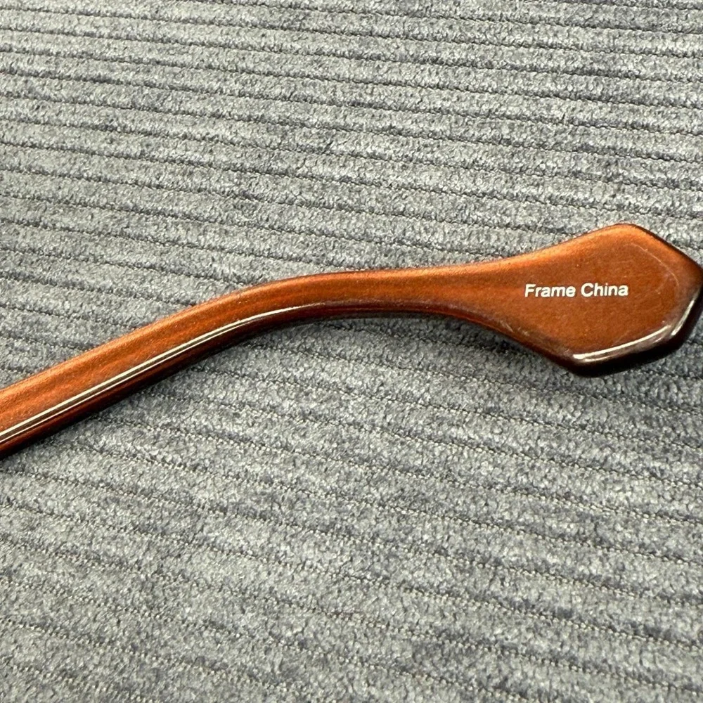 Ooh La La de Paris Danny Brown Marbled Eyeglass‎ Frames 55-16-135 Col.003